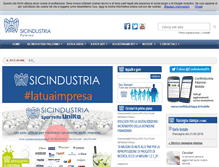 Tablet Screenshot of confindustriapa.it